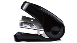 Flat Clinch Stapler- Mini (Black)