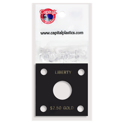 Capital Plastics 144 Coin Holder - SPECIAL ORDER 2x2 - $2.50 LIBERTY