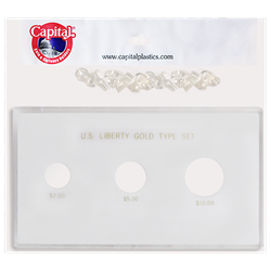 Liberty Gold Type Set $10, 5, 2