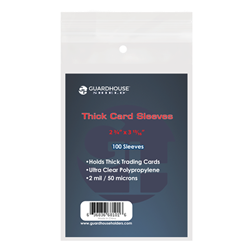 Shield Sleeve for Thick Trading Cards