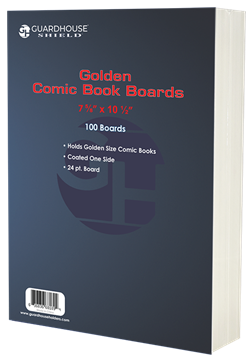 Backing Boards for Golden Comic Book Bag (7 5/8 x 10 1/2) - 100 Pack