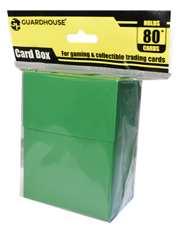 Flip-top Card Box with Header Card - Green