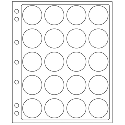 20 slots ENCAP Clear Coin Capsules Pages 38/39/40 (Fits Guardhouse L, Ligththouse 38/39, Airtite H)