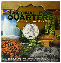 National Park Quarters Foam Map