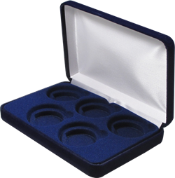 Velvet Coin Display Box - Holds 5L Capsules