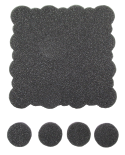 (Pack qty 500) 39mm Foam Slug for Medallion and ASE Tubes