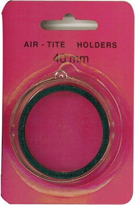 Air Tite 40mm Retail Package Holders - Holiday Ornament Green