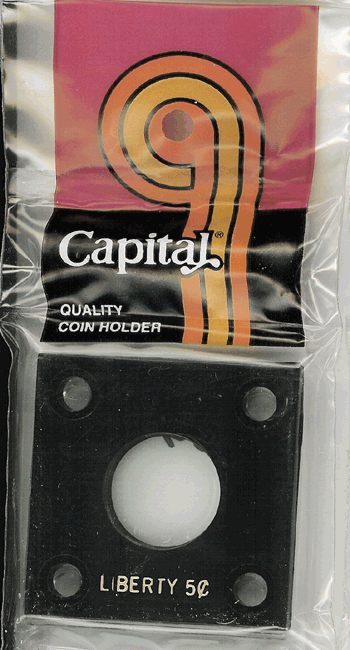 Capital Plastics 144 Coin Holder - Liberty Nickel