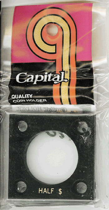 Capital Plastics 144 Coin Holder - Half Dollar