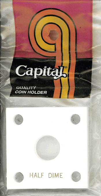 Capital Plastics 144 Coin Holder - Half Dime