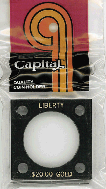 Capital Plastics 144 Coin Holder - Liberty $20 Gold