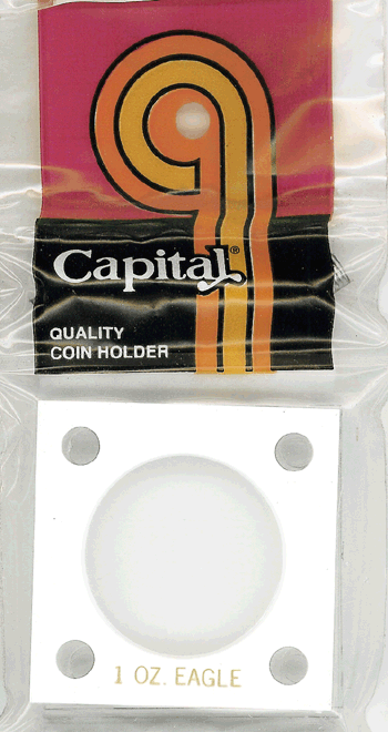 Capital Plastics 144 Coin Holder - 1 oz. Eagle