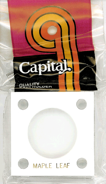 Capital Plastics 144 Coin Holder - 1 oz. Maple