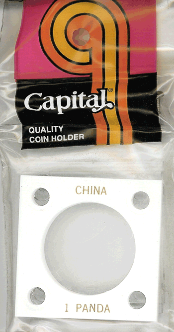 Capital Plastics 144 Coin Holder - 1 oz. Panda