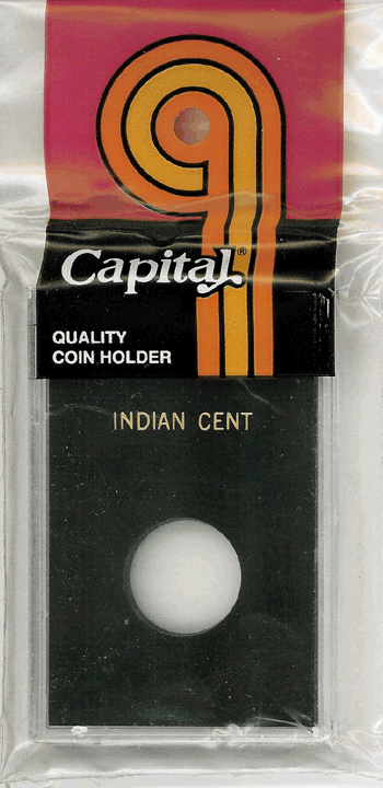 Capital Plastics Caps Coin Holder - Indian Cent