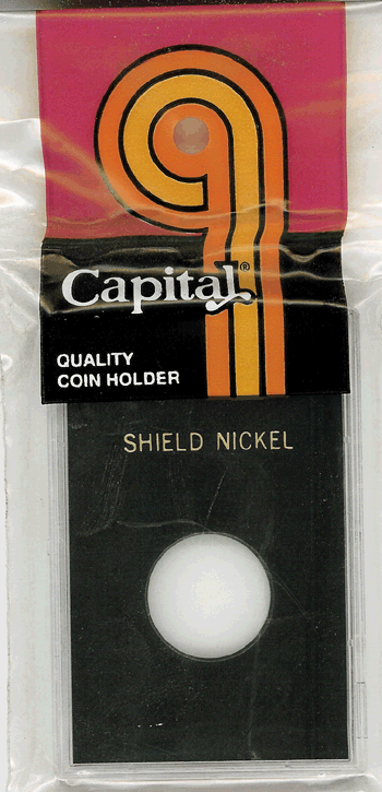 Capital Plastics Caps Coin Holder - Shield Nickel