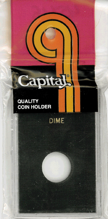 Capital Plastics Caps Coin Holder - Dime