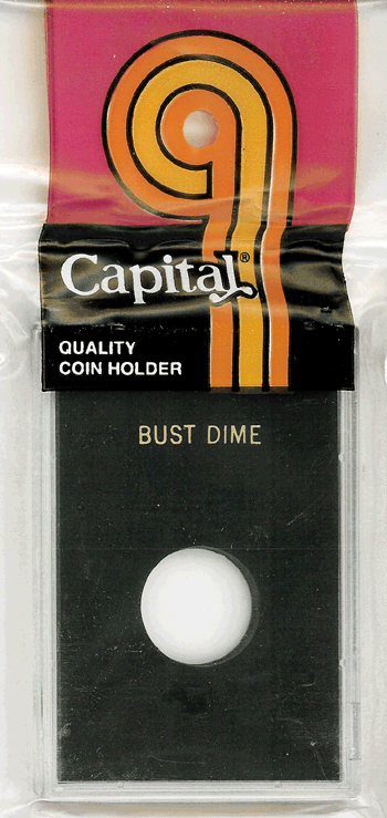 Capital Plastics Caps Coin Holder - Bust Dime