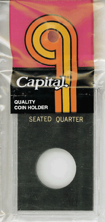 Capital Plastics Caps Coin Holder - Seated Liberty Quarter