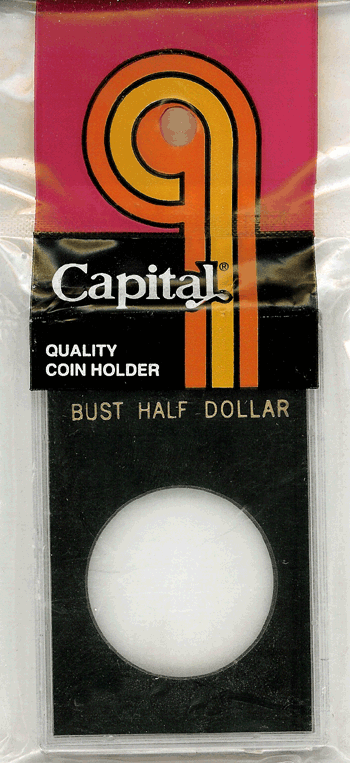 Capital Plastics Caps Coin Holder - Bust Half Dollar