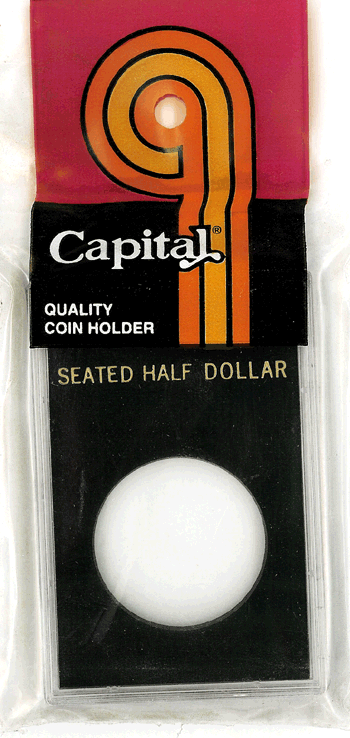 Capital Plastics Caps Coin Holder - Seated Liberty Half Dollar