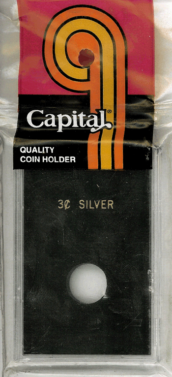 Capital Plastics Caps Coin Holder - 3c Silver