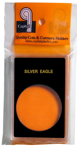 Capital Plastics Caps Coin Holder - 1 oz. Silver Eagle