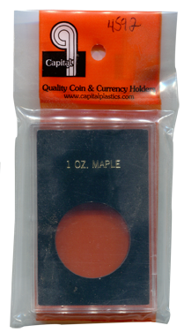 Capital Plastics Caps Coin Holder - 1 oz. Maple