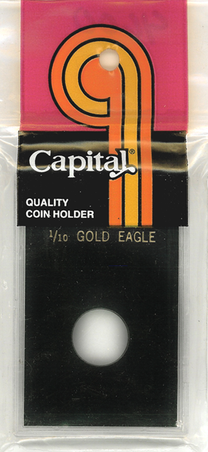 Capital Plastics Caps Coin Holder - 1/10 oz. Eagle