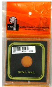 Capital Plastics VPX Coin Holder - Buffalo Nickel