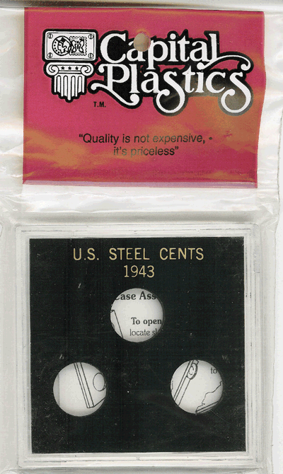 Steel Cents of 1943 (No Dates)