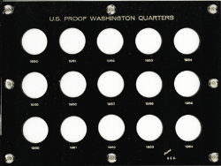 U.S. Proof Washington Quarters 1950-1964 (The Silver Coins)