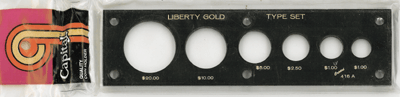 Liberty Gold Type 20, 10, 5, 2.50, Lg $ & SM $