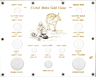 U.S. Gold Type Set (423 with Illustration)