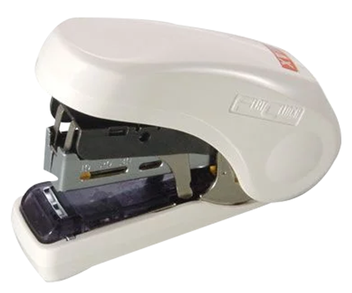 Flat Clinch Stapler - Mini (White)