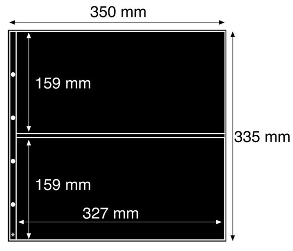 Maximum Pages, Plastic Pockets for New Post Cards - MAX2S