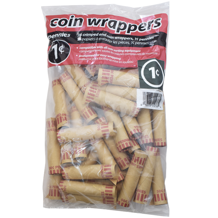 36 Penny Preformed Coin Wrappers