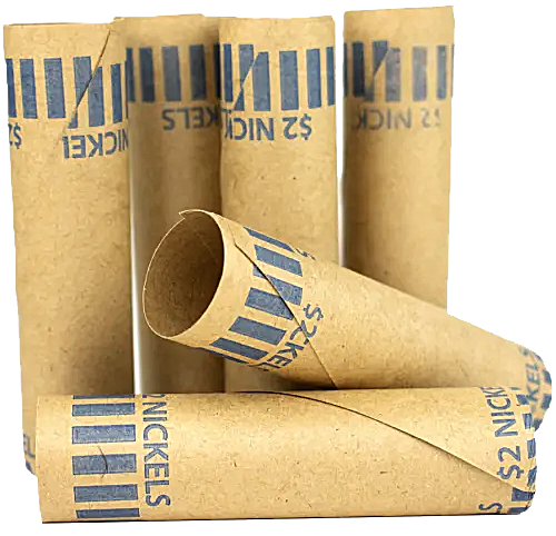 Conical Preformed Nickel Tube Coin Wrappers