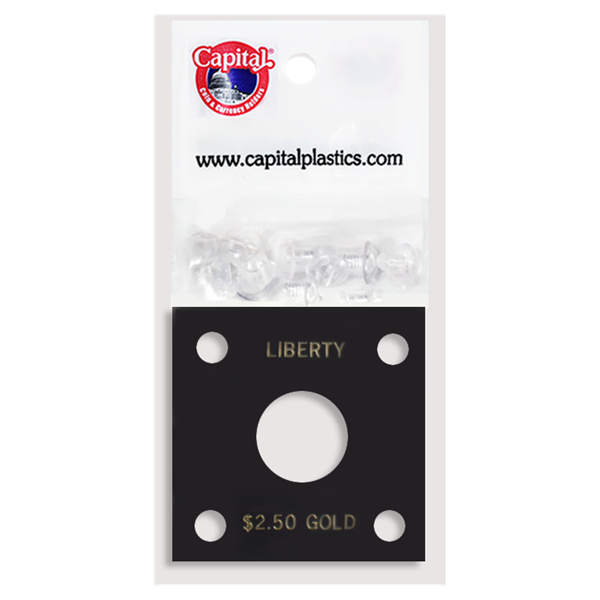 Capital Plastics 144 Coin Holder - SPECIAL ORDER 2x2 - $2.50 LIBERTY