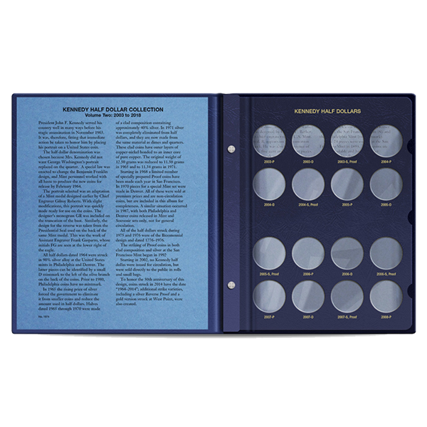 Kennedy Half Dollar Album 2003-2013