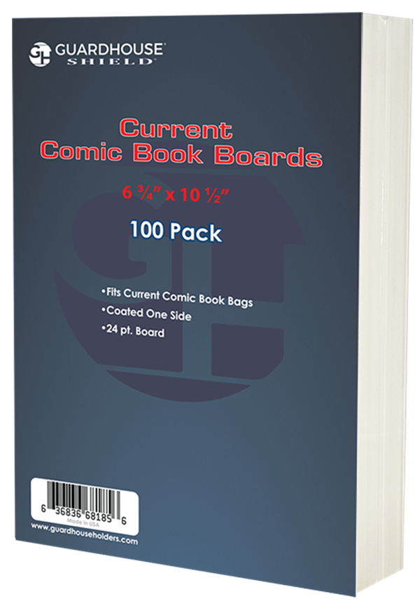 Backing Boards for Current Comic Book Bag (6 3/4 x 10 1/2) - 100 Pack