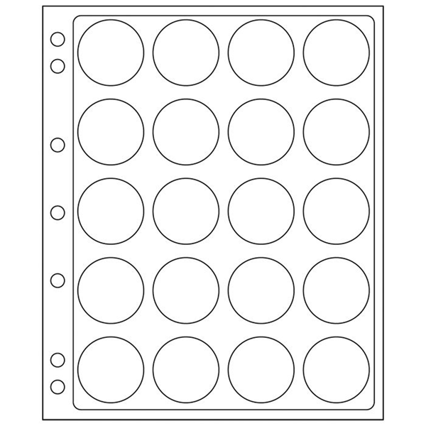 20 slots ENCAP Clear Coin Capsules Pages 38/39/40 (Fits Guardhouse L, Ligththouse 38/39, Airtite H)