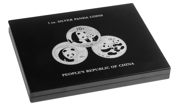 Collector Box - Panda 1oz Silver Coins