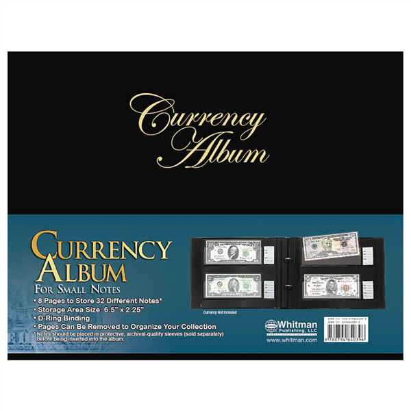 Whitman Currency Album for Modern Notes - Clear View