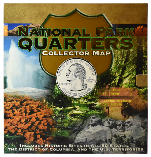 National Park Quarters Foam Map