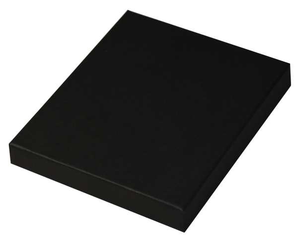 One Slab Black Chipboard Certified Coin Gift Box