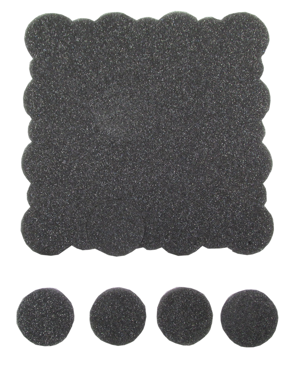 (Pack qty 500) 39mm Foam Slug for Medallion and ASE Tubes