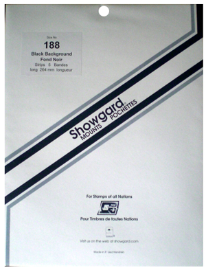 Showgard Showgard Mounts - 264mm Strips (Black) - 188x264mm