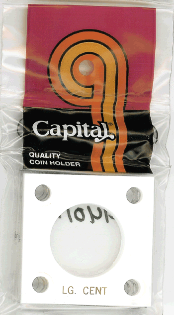 Capital Plastics 144 Coin Holder - Large Cent