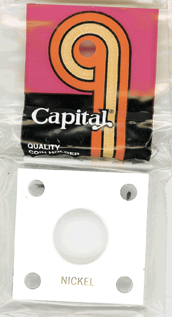 Capital Plastics 144 Coin Holder - Nickel